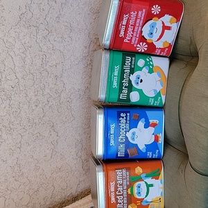 Set of 4 SWISS MISS Hot Cocoa Collector Tins